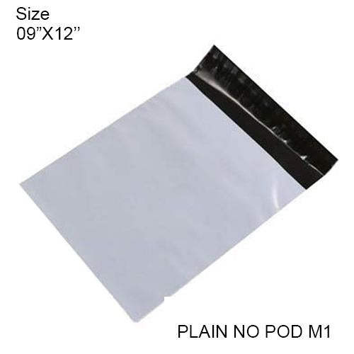 912 Tamper Proof Courier Bags(09X12 PLAIN NO POD M1) - 100 pcs