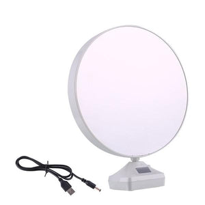 880 Plastic 2 in 1 Mirror Come Photo Frame with Led Light