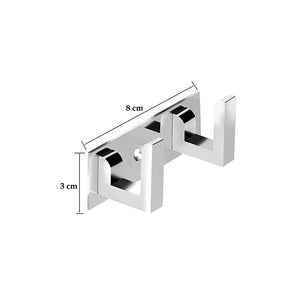 472_2 Pin  Cloth Hanger Bathroom Wall Door Hooks For Hanging keys,Clothes Holder Hook Rail  (Pack of 3)