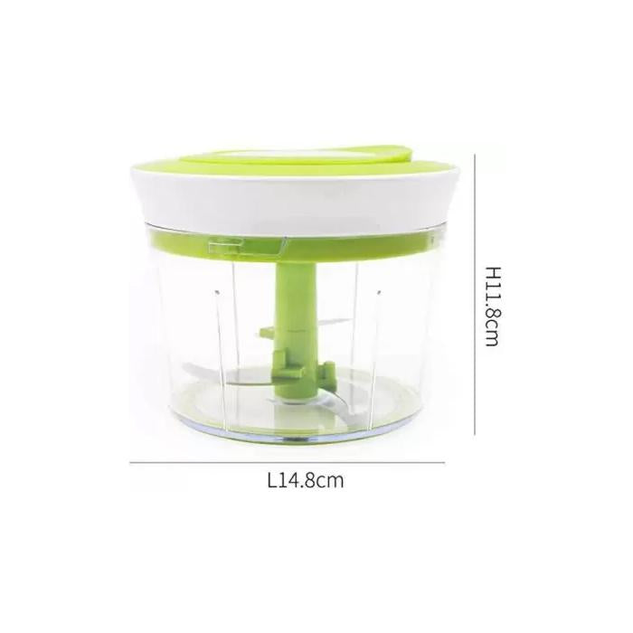 079 Manual 2 in 1 Handy smart chopper for Vegetable Fruits Nuts Onions Chopper Blender Mixer Food Processor