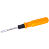 600 Mini Pocket Size 2 in 1 Slotted Cross Head Double Sided Flat Magnetic Screwdriver with PVC Plastic Coated Handle