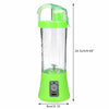 739 Portable Blender Juicer Cup USB Rechargeable Electric Automatic Vegetable Juicer Cup Lemon Orange Maker Mixer Bottle Drop 380ml