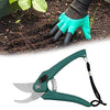 ShopExo Gardening Tools - Garden Gloves with Claws for Digging and Planting, 1 Pair Ergonomic Grip, Incredibly Sharp Secateurs