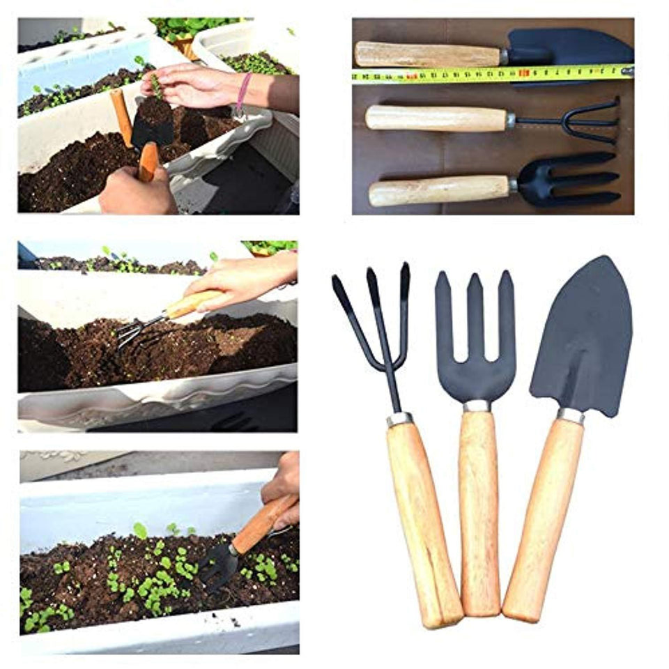 ShopExo Gardening Hand Cultivator, Big Digging Trowel, Shovel & Garden Gloves with Claws for Digging & Planting