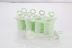 757_Plastic Ice Tray Candy Maker Kulfi Maker Popsicle Mould Set