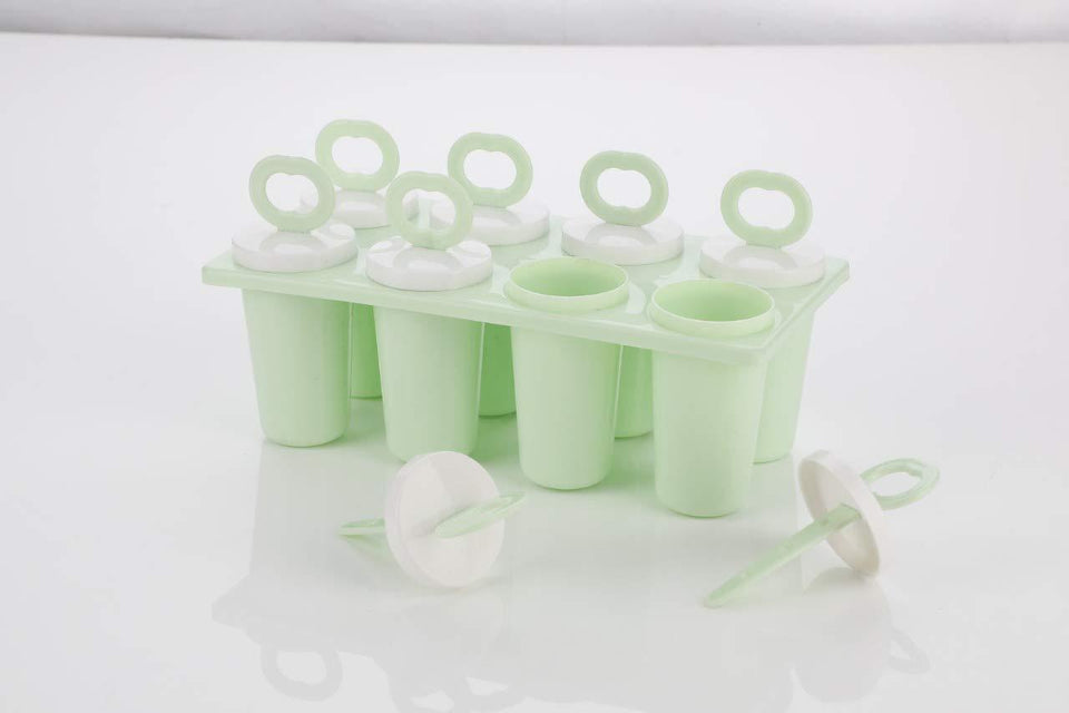 757_Plastic Ice Tray Candy Maker Kulfi Maker Popsicle Mould Set