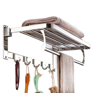 314_Bathroom Accessories Stainless Steel Folding Towel Rack