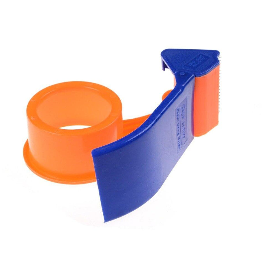 456 2 Inch Plastic Handy Packaging Tape Dispenser, Packaging Tape Cutter Machine, Packaging Boxes Roll Roller Cutter Parcel Cartoon Sealer, Packing Tool