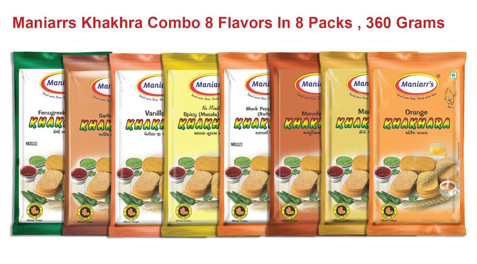 039 A4 Mix flavour khakhra (Pack of 8)