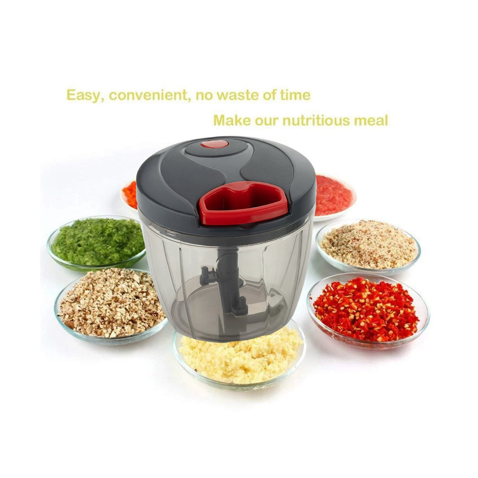 101 Compact & Powerful Hand Held Vegetable Chopper (650 ml)