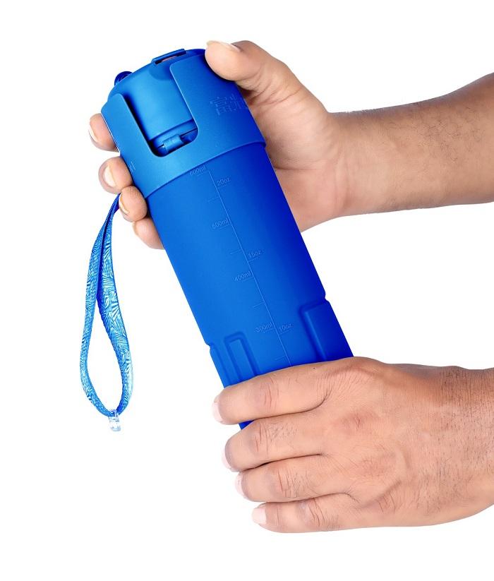 326_Silicone Collapsible/Foldable Water Bottle